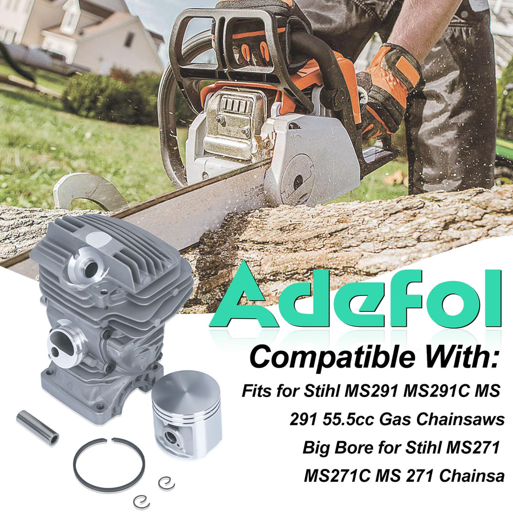 Adefol chrome piston close-up highlighting smooth finish for reduced wear