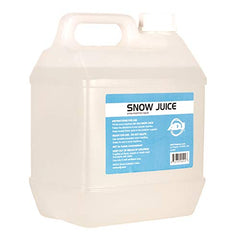 ADJ Snow Gal poured into Snow Flurry machine demonstrating reliable snow output