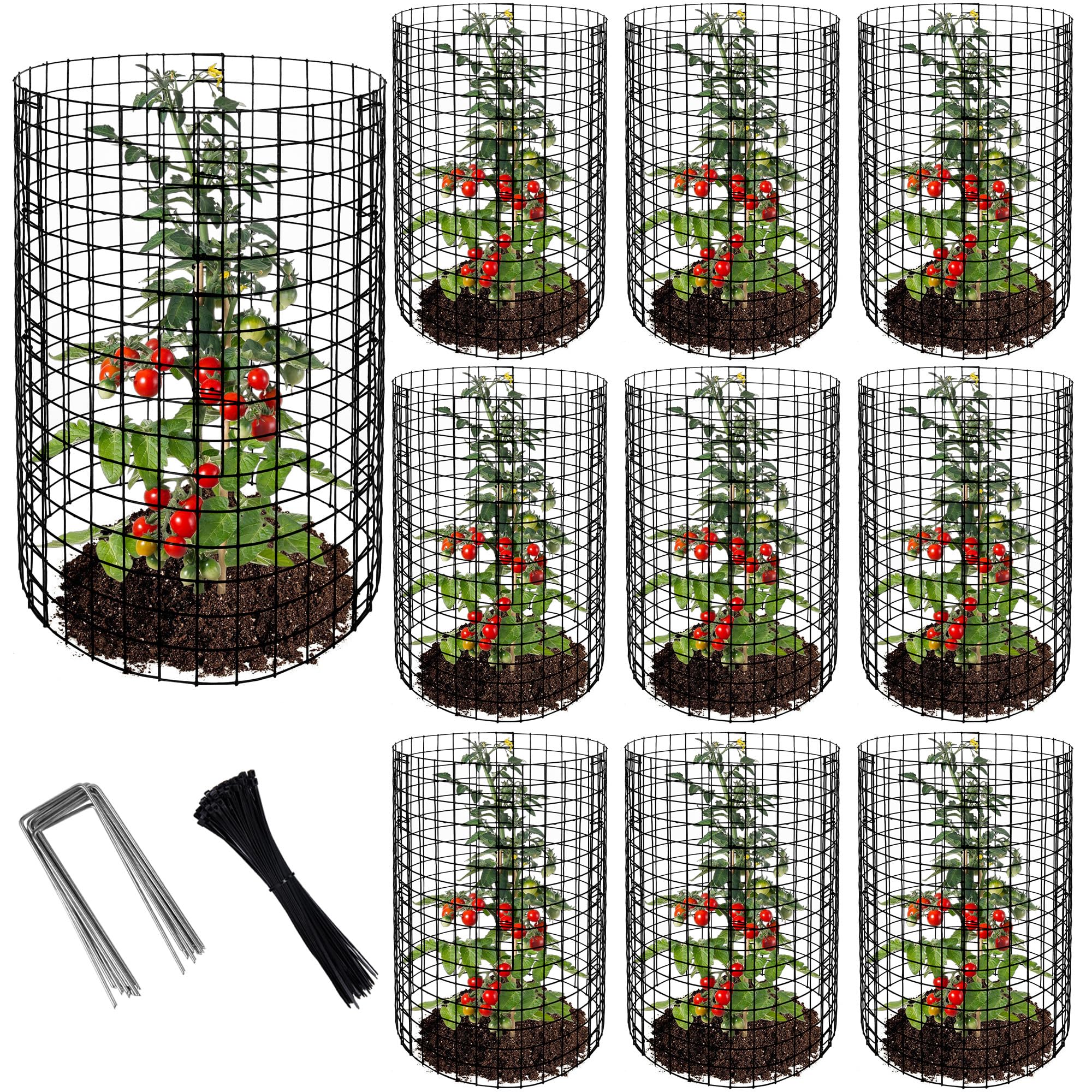 Adnee front packaging showing 10-pack plant protector kit protects seedlings