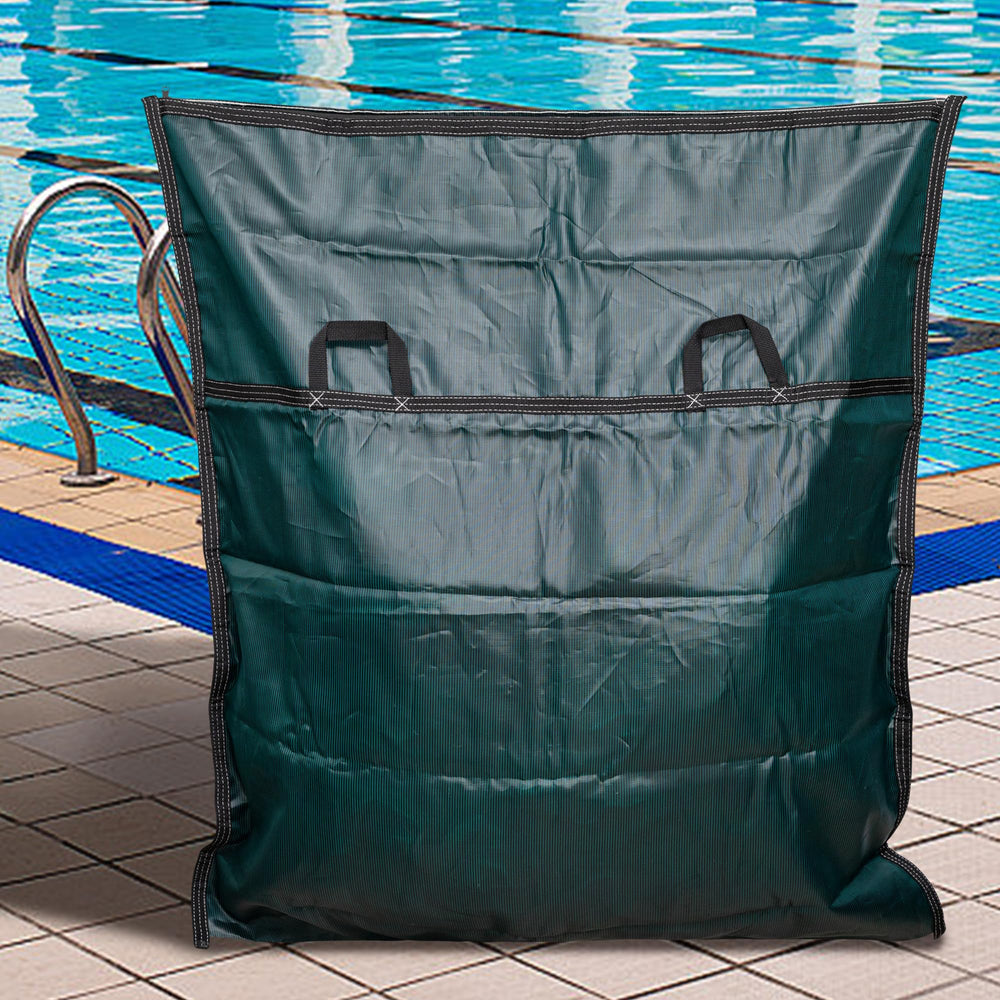 Adnee bag placed poolside keeping pool area tidy and accessible