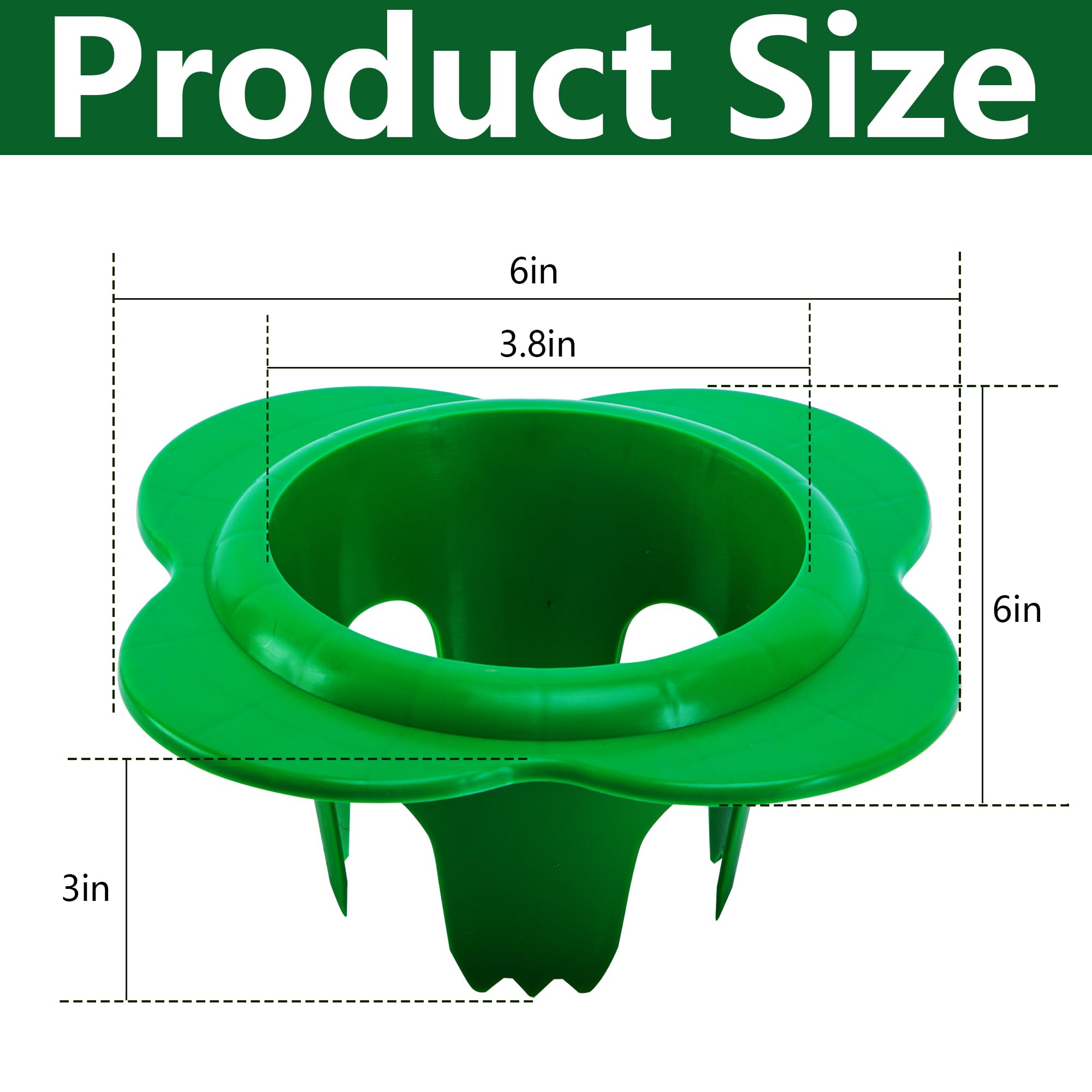 Adnee serrated edge close-up showing soil grip and stable installation