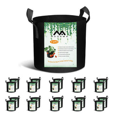 ADORMA front view of full 20-pack grow bags showing quantity and design benefit