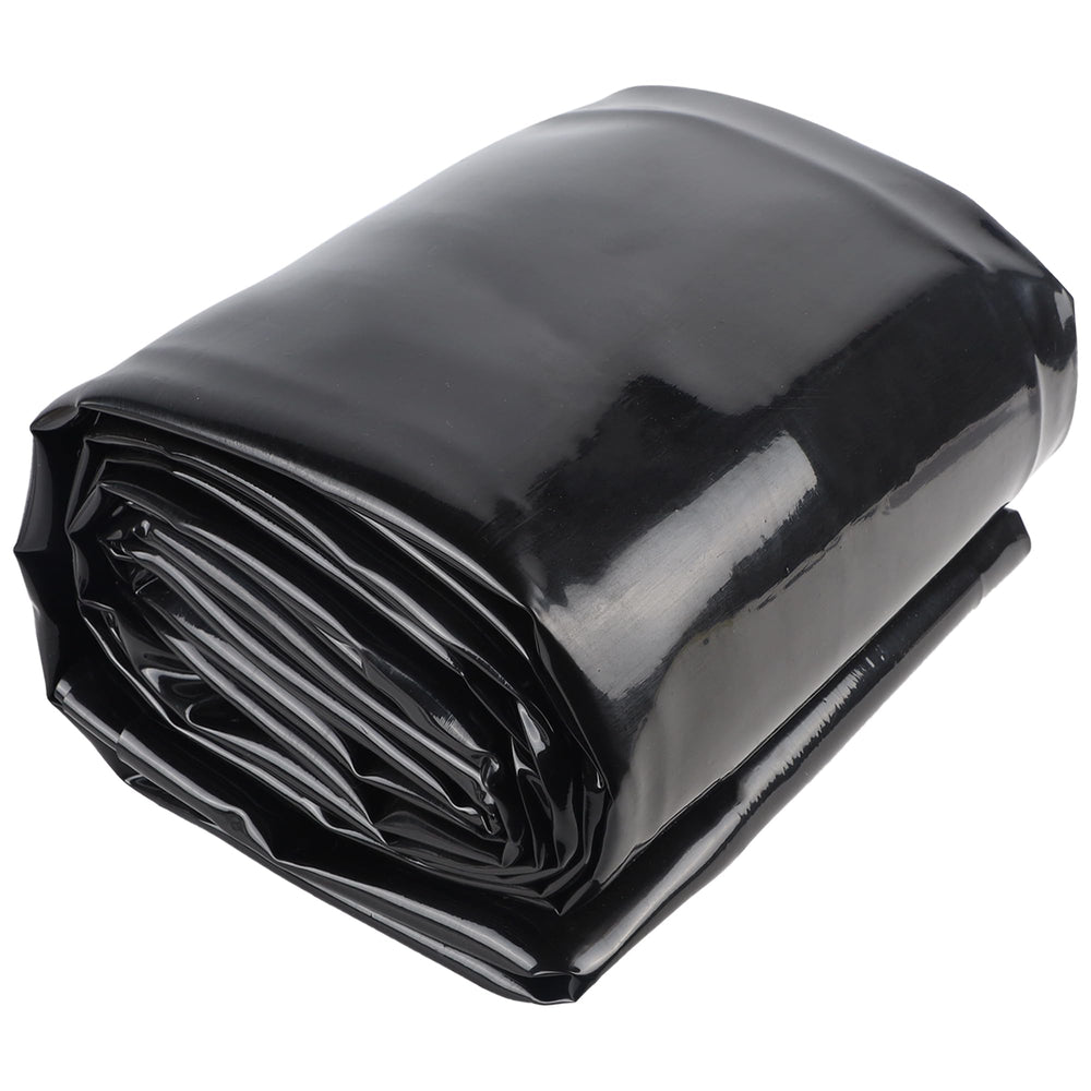 Adroiteet front packaging of pond liner showing dimensions and durability benefits