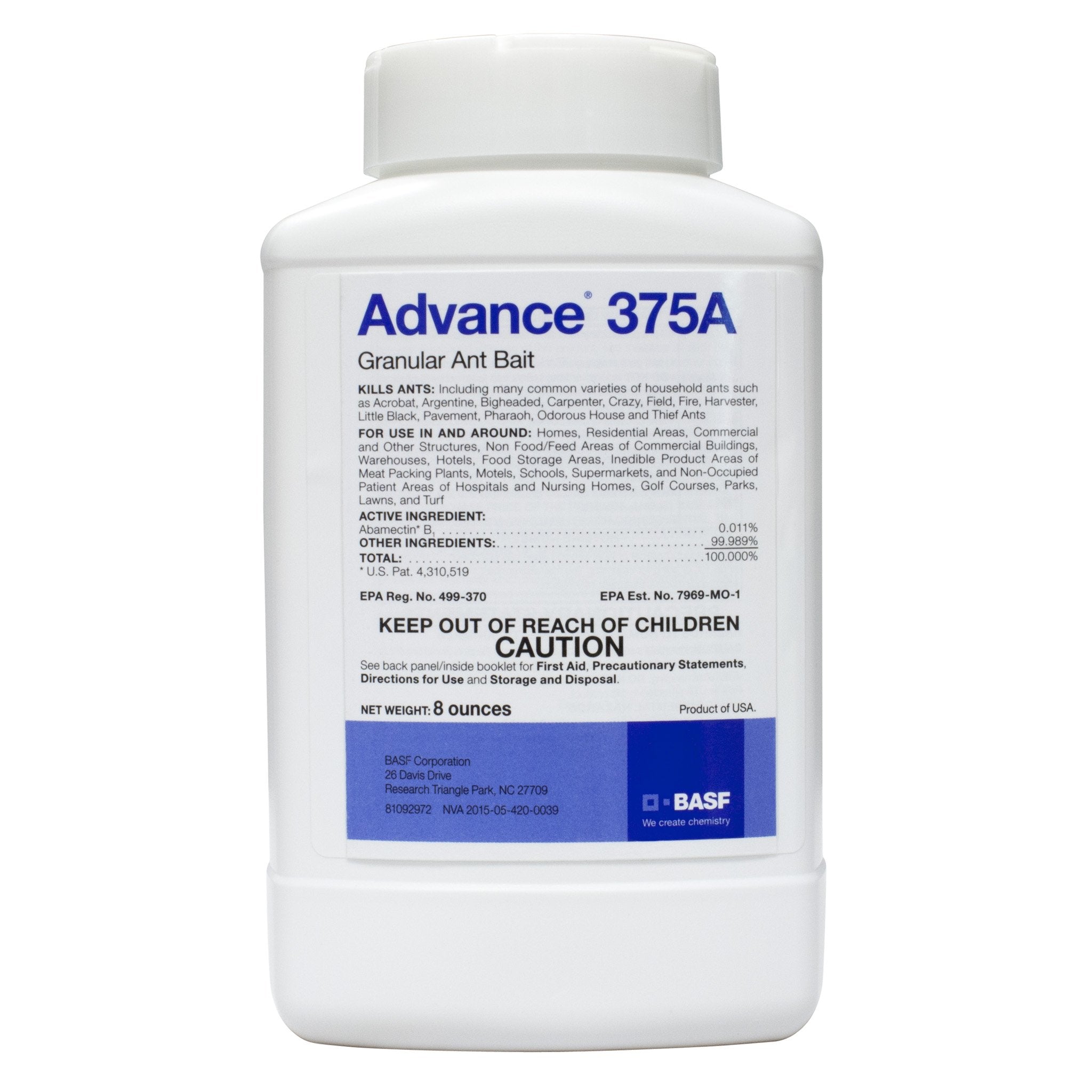 Advance front label showing product name and 8 oz ready-to-use benefit