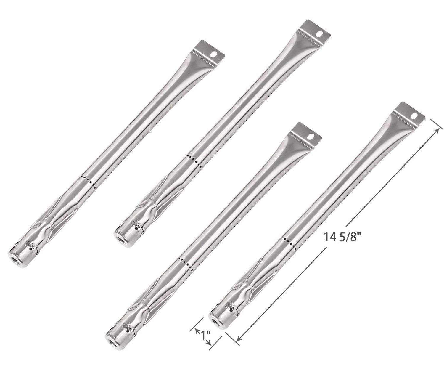 Adviace stainless steel burner tube close-up, durable corrosion resistance benefit