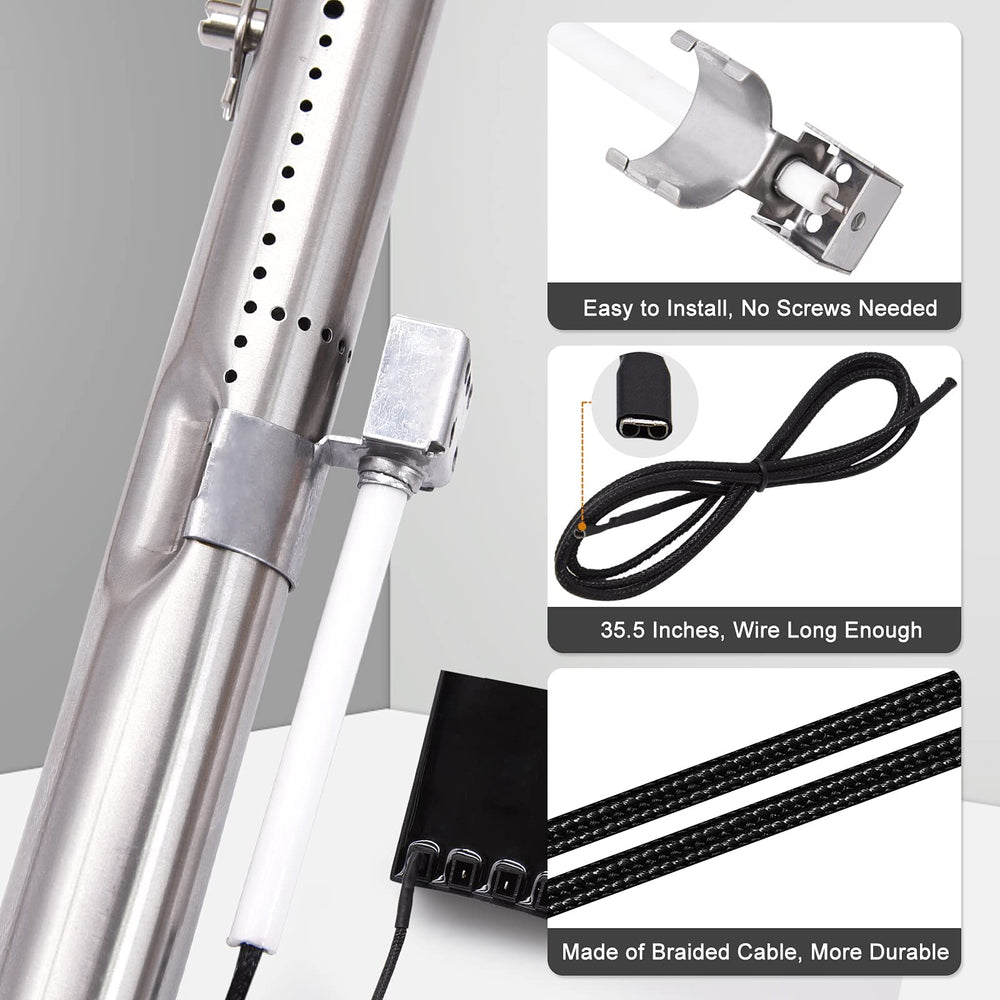 Adviace carryover tube extended showing adjustable length for balanced gas flow