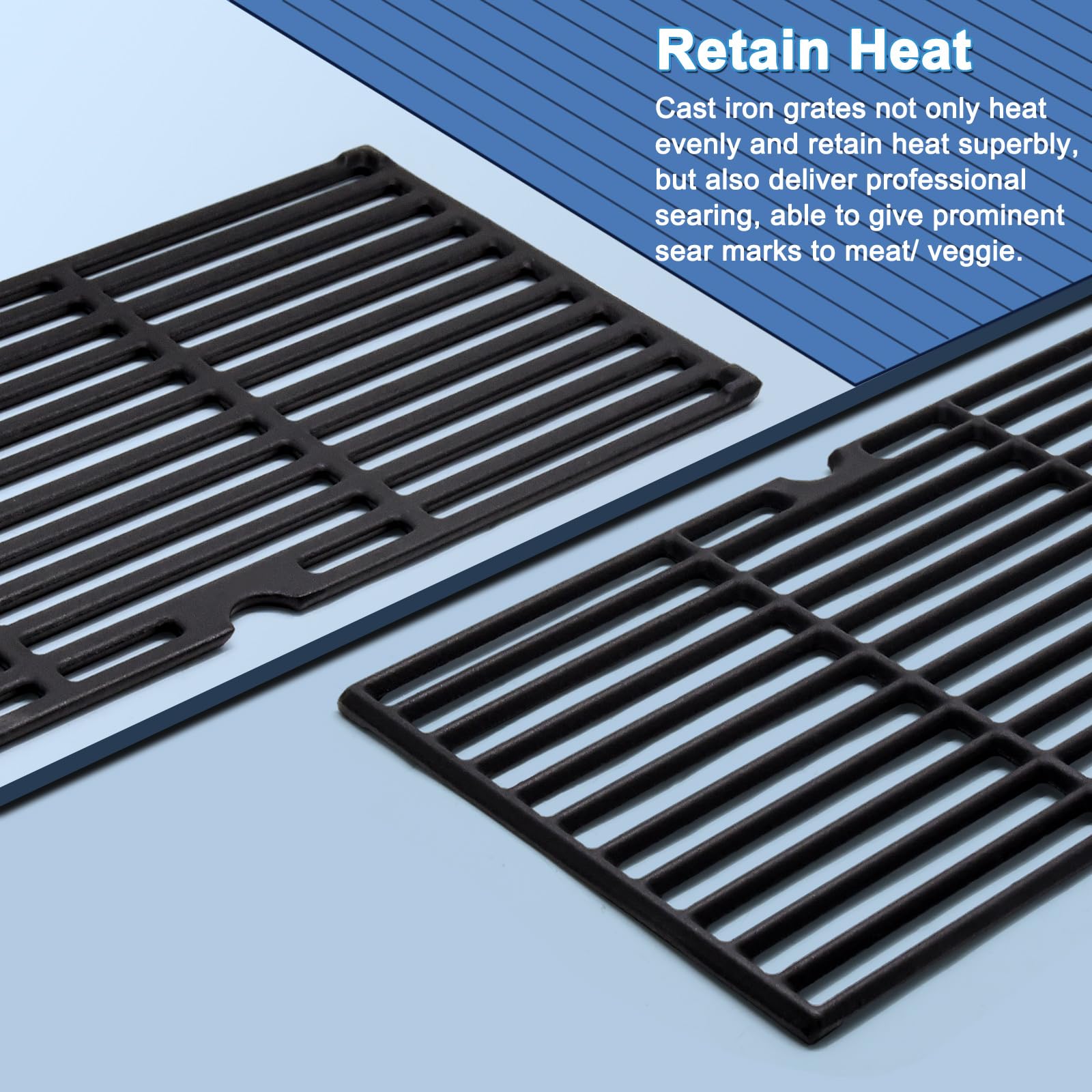 Adviace carryover tubes and igniter laid out to show easy alignment and hookup benefit