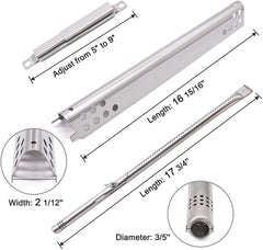 Adviace adjustable crossover tube extended to show flexible fit range
