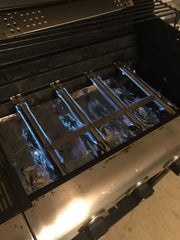 Adviace crossover tube close-up demonstrating restored gas flow benefit