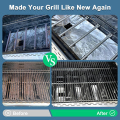 Adviace flame tamer heat plate view showing flare control benefit