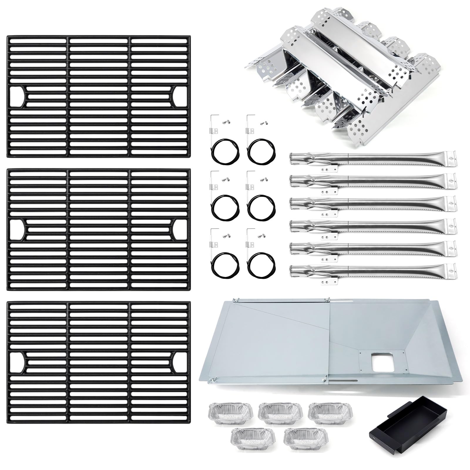 Adviace front packaging showing complete Nexgrill 720-0898 replacement kit and benefits