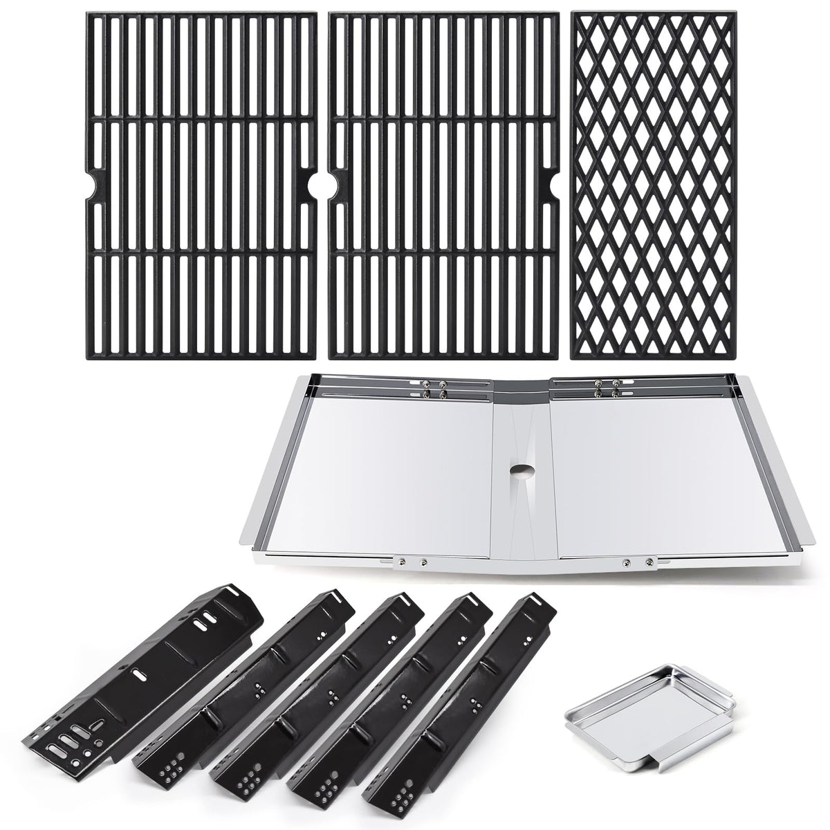 Adviace front view showing full replacement kit restoring grill function