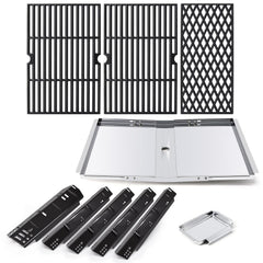 Adviace front view showing full replacement kit restoring grill function