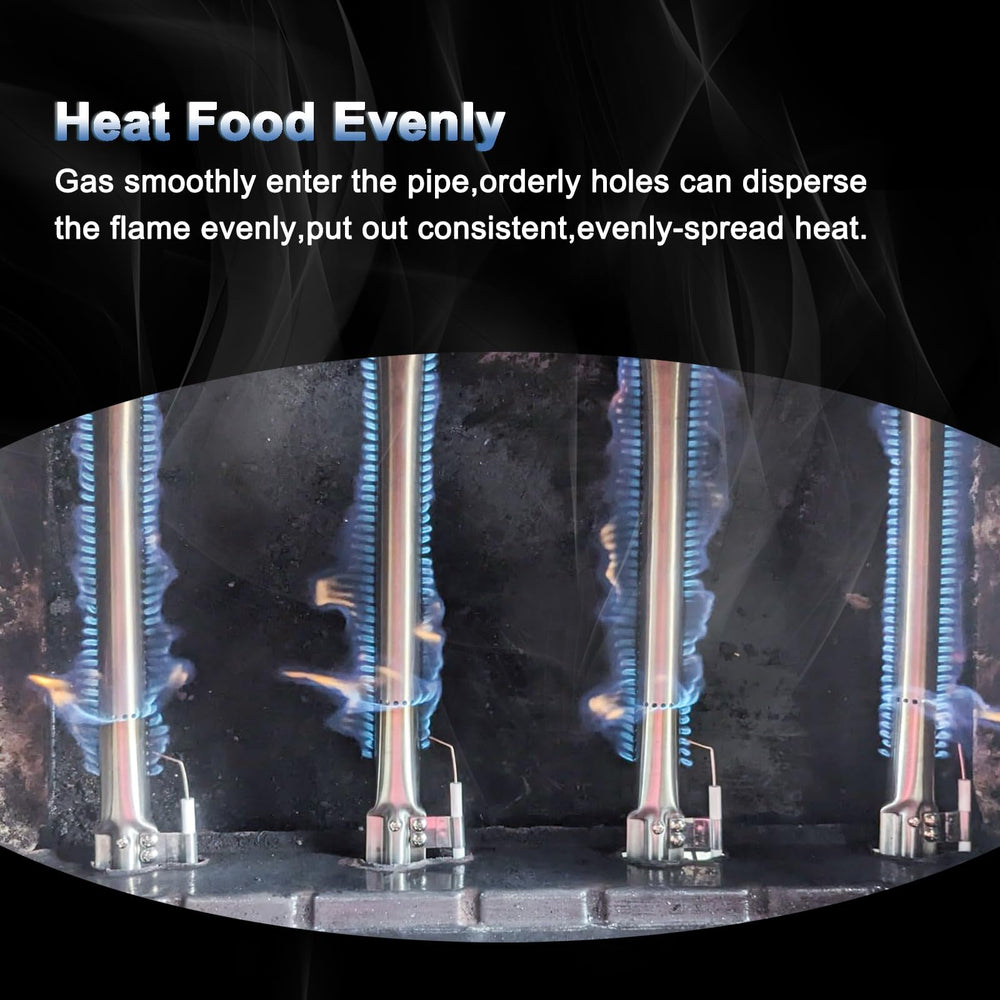 Adviace grates in use with sizzling steak illustrating consistent searing and cooking results