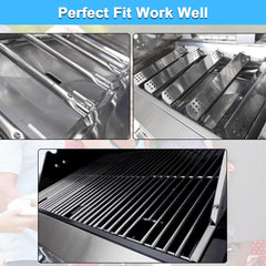 Adviace heat plate detail showing corrosion-resistant stainless material and better flame protection