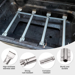 Adviace porcelain-coated heat plate detail protecting burners and improving vaporization