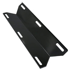 Adviace porcelain-coated heat plate detail resisting corrosion and reducing flare-ups