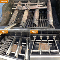 Adviace heat plates arranged top view demonstrating even-heat protection benefit