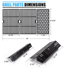 Adviace porcelain steel heat tent close view deflects flames and protects burners