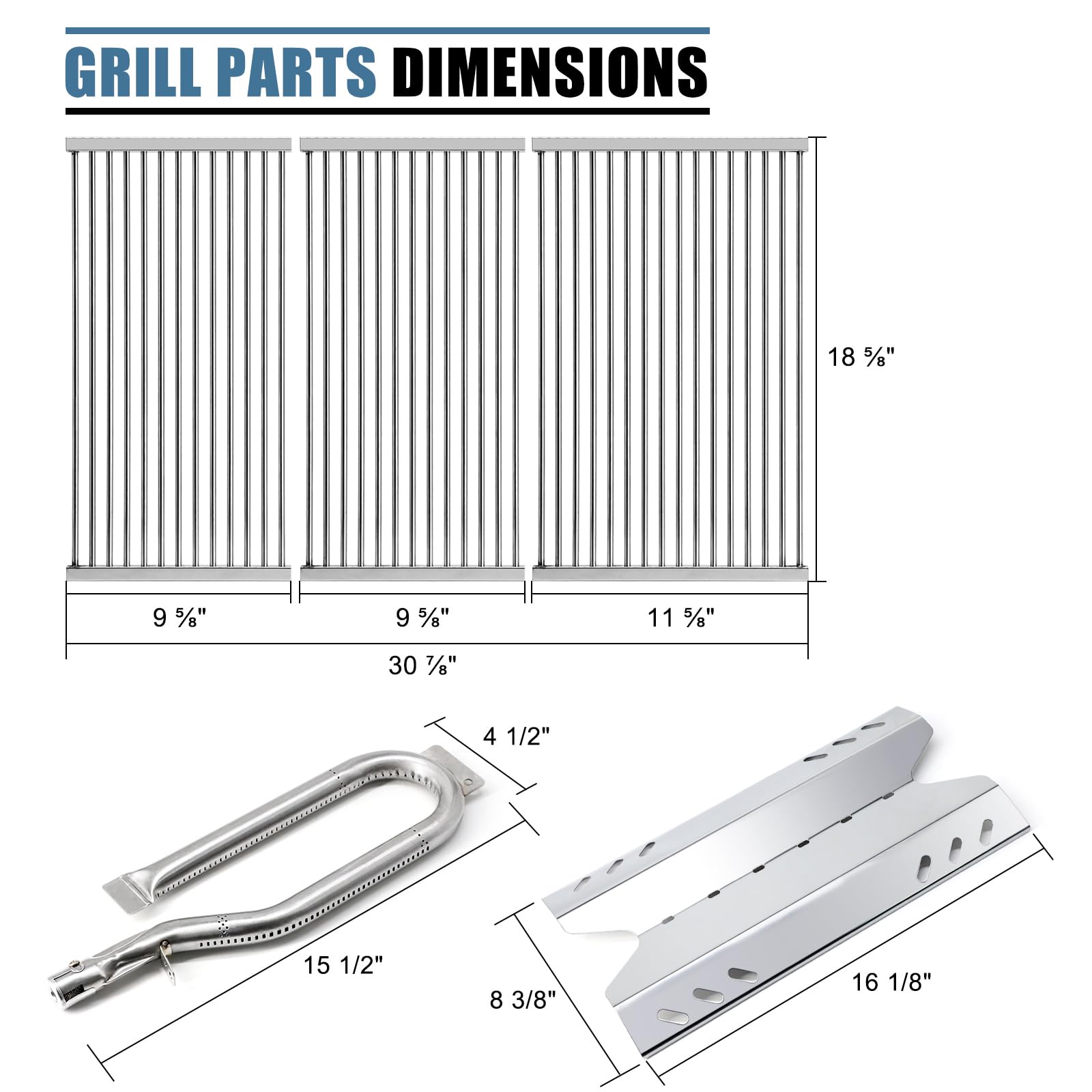 Adviace heat shield close-up protecting burners and reducing flare-ups benefit