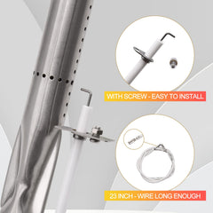 Adviace igniter module close-up showing reliable sparking and faster lighting benefit