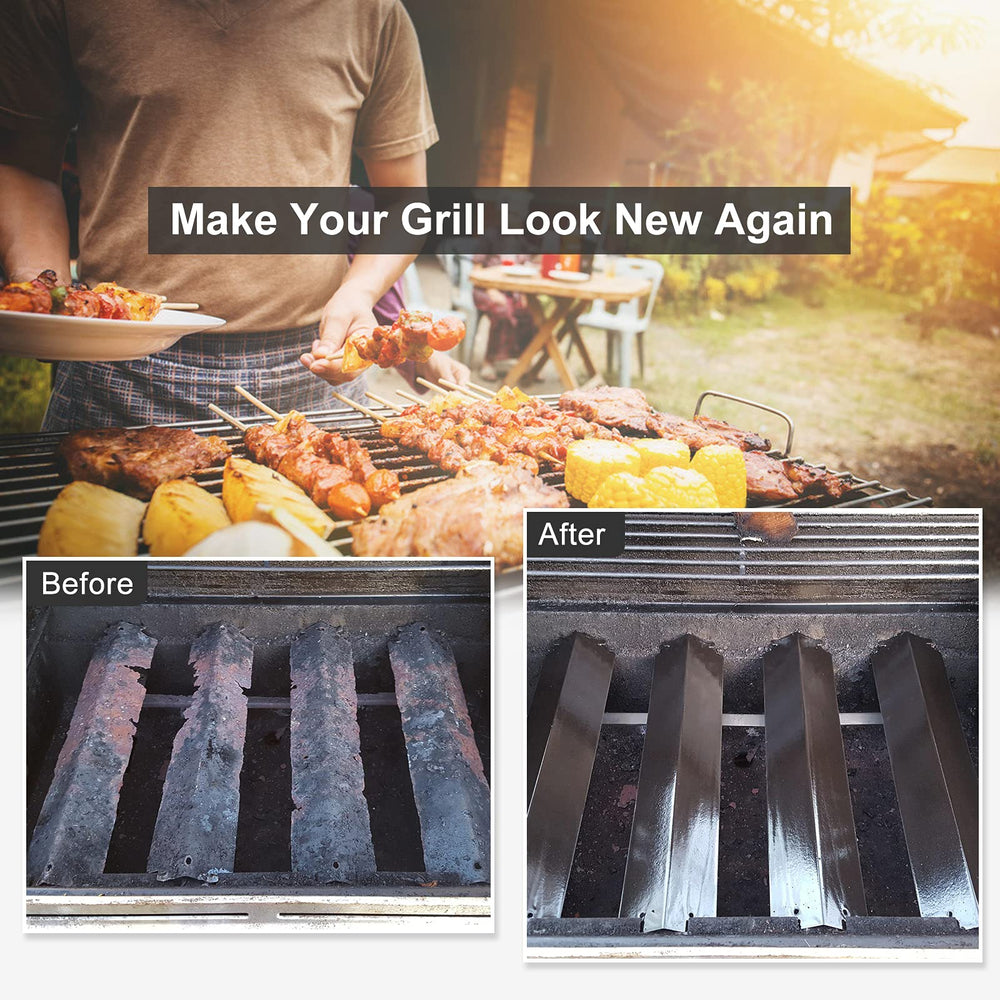 Adviace installed burner inside grill restoring even flame distribution and performance