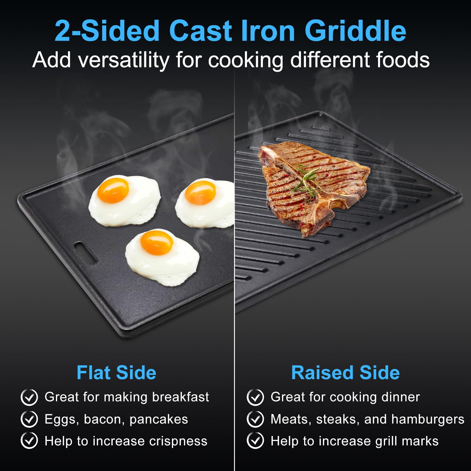Adviace installed in grill demonstrating compatibility and ready-to-cook benefit