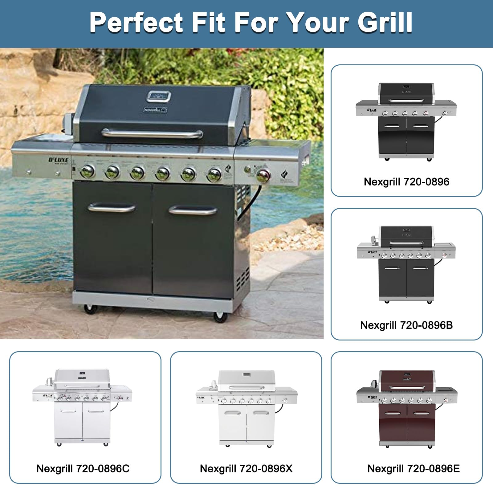 Adviace stainless grates close-up showing durable cooking surface benefit