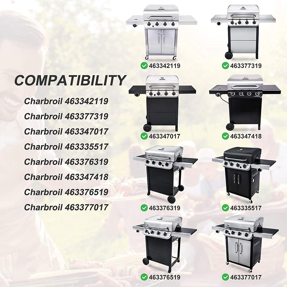 Adviace stainless-steel burner close-up demonstrating durable construction and even flames