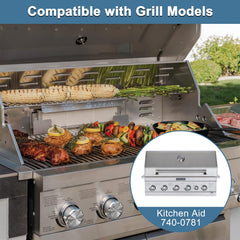 Adviace stainless-steel burner close-up highlighting durability and improved heat performance