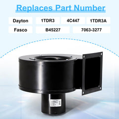 Adviace close-up of outlet flange showing fitment details and compatibility benefit