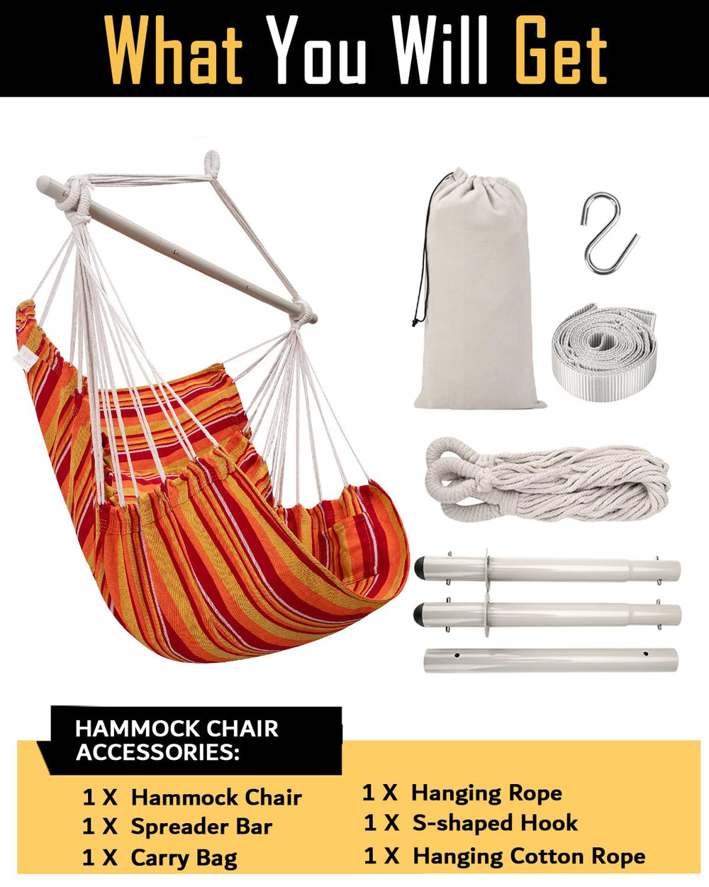 ADVOKAIR adjustable strap and S-hook included for tool-free setup
