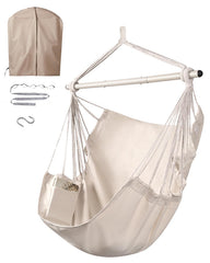 ADVOKAIR front view of hammock chair showing sturdy silhouette and comfort