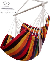 ADVOKAIR hammock chair front view showing compact design and ready-to-hang kit