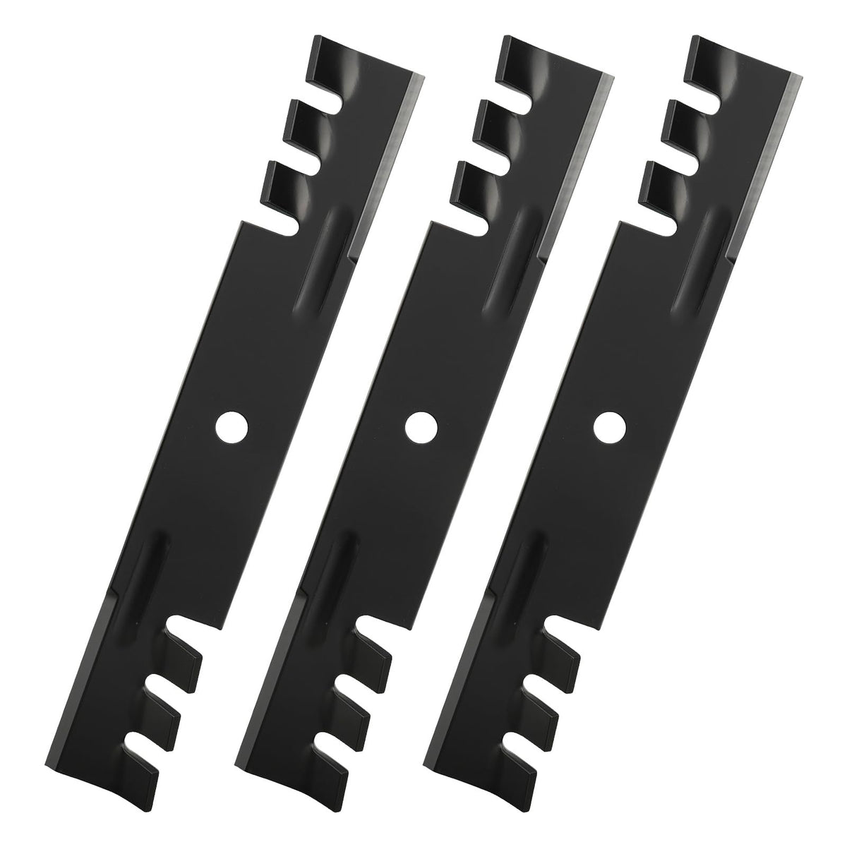 Aeagle front view blade showing full 48-inch fit and precise cut edges