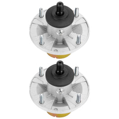 Aeagle spindle front view showing mounting flange and bolt holes for easy OEM fit