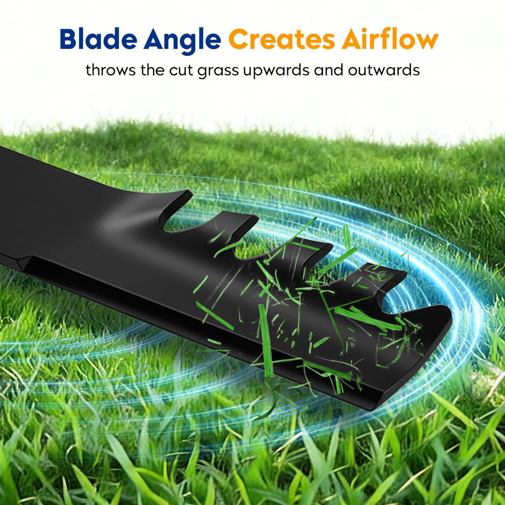 AEagle side profile showing high-lift blade curve for better suction