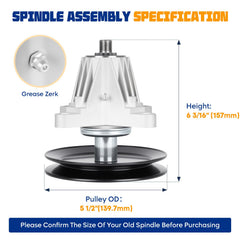 Aeagle close-up of pulley showing OEM-style 5.5-inch diameter and reliable belt tracking benefit
