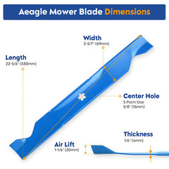 Aeagle close-up of 5-point star center hole showing secure fit advantage