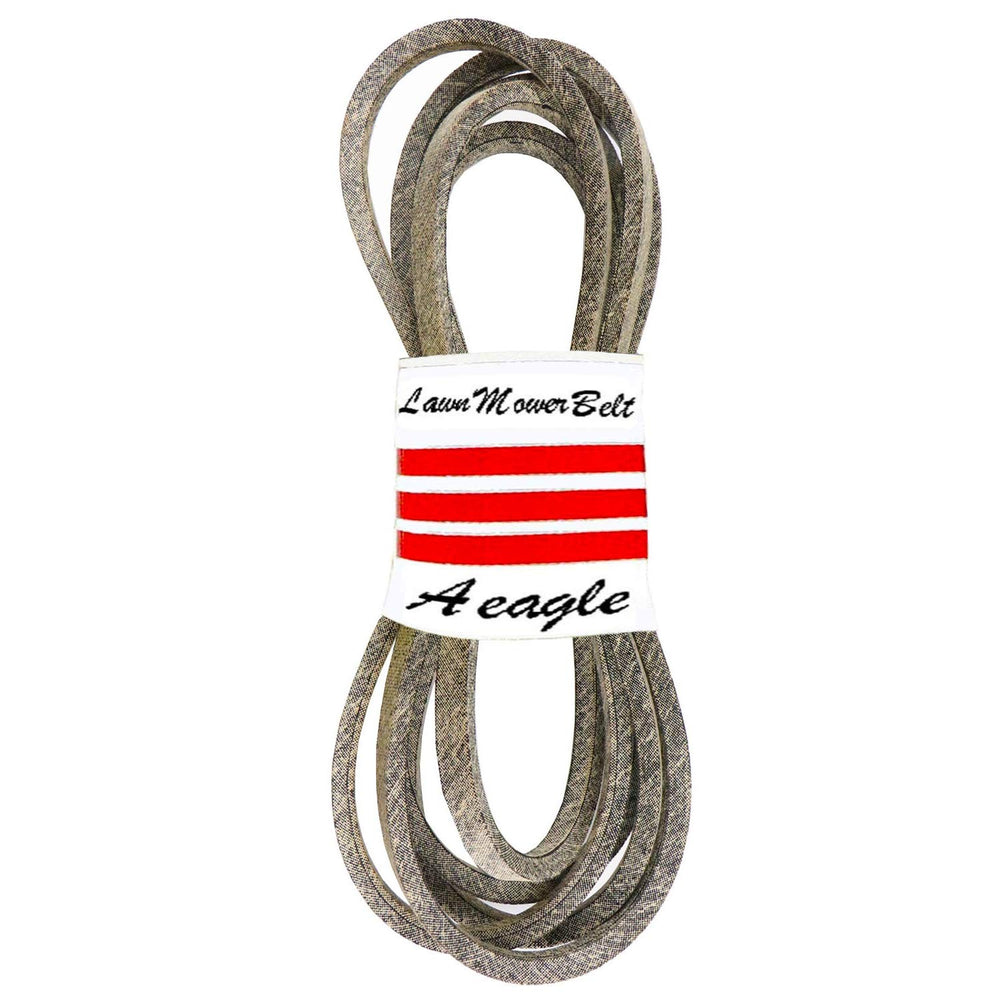 Aeagle deck belt front view showing full length and profile, durable replacement benefit