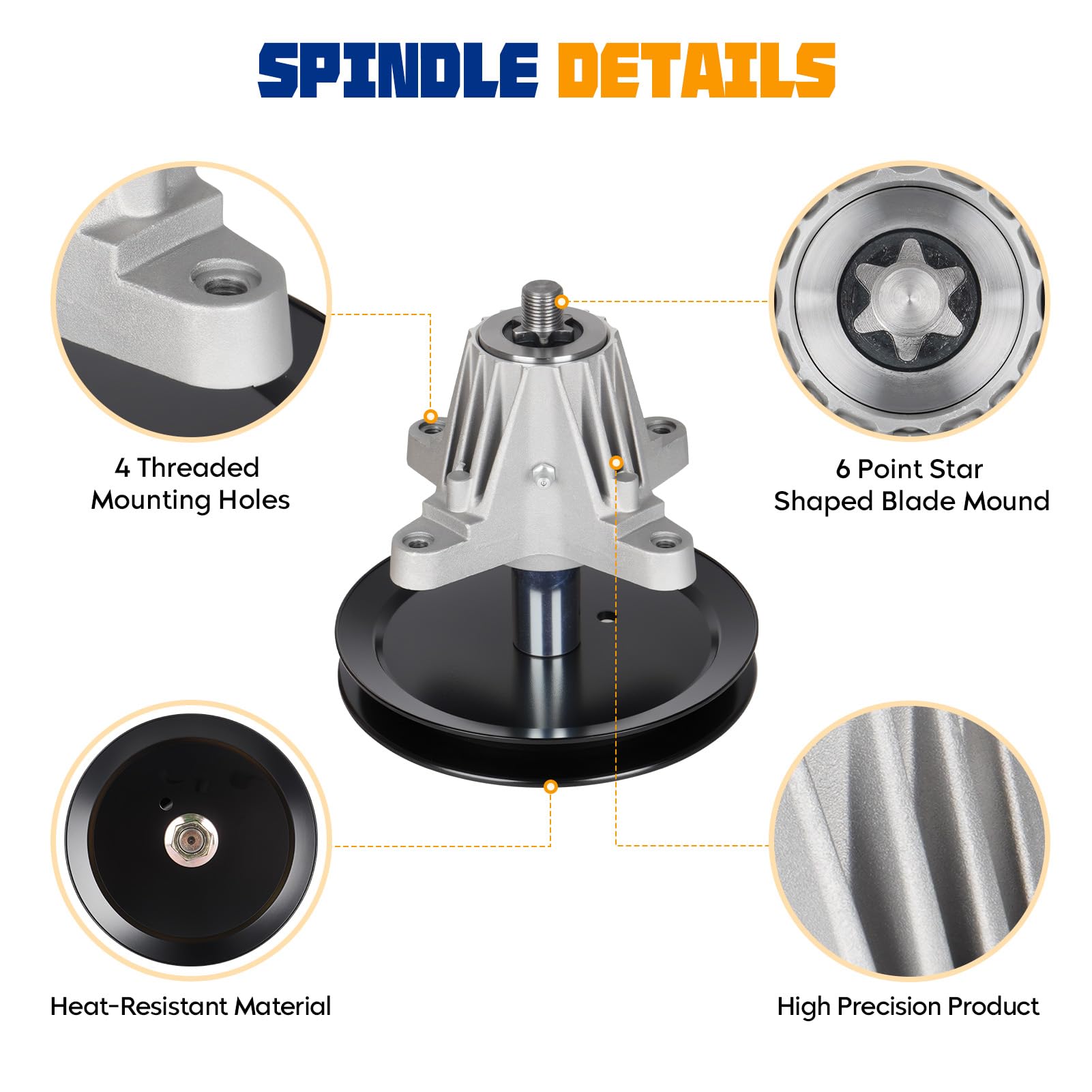 Aeagle flat idler pulley detail demonstrating durable belt contact surface