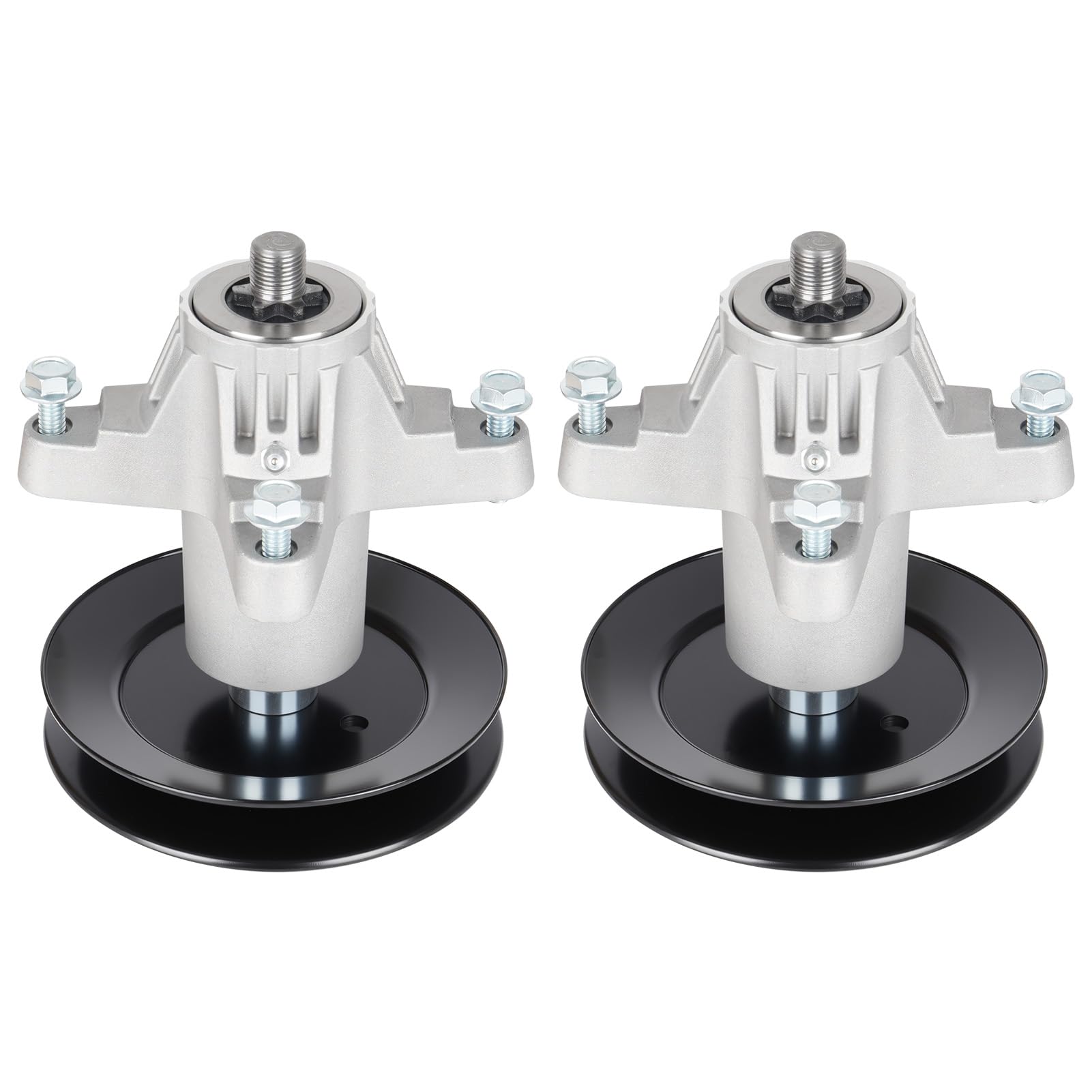 Aeagle front view of 2-pack spindle assembly showing complete replacement components and fit