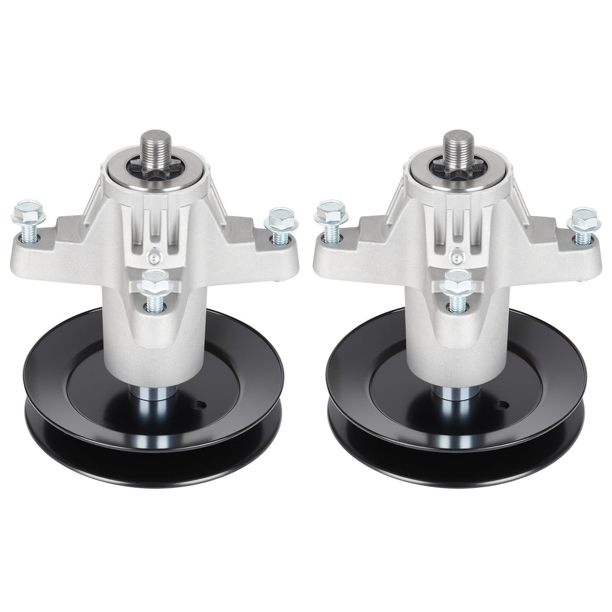 Aeagle front view of 2-pack spindle assembly showing complete replacement components and fit