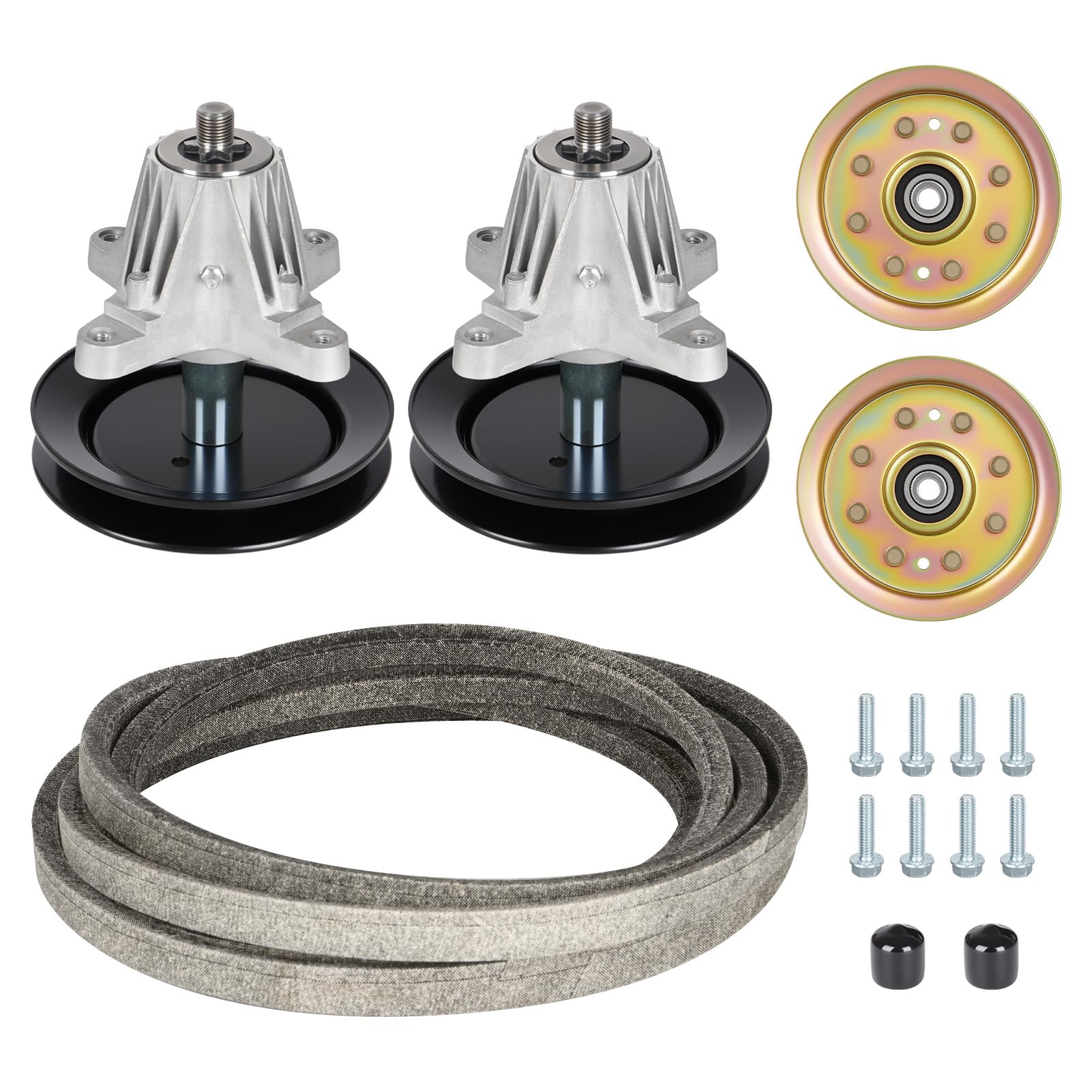 Aeagle front view of spindle kit packaging showing complete replacement set benefits