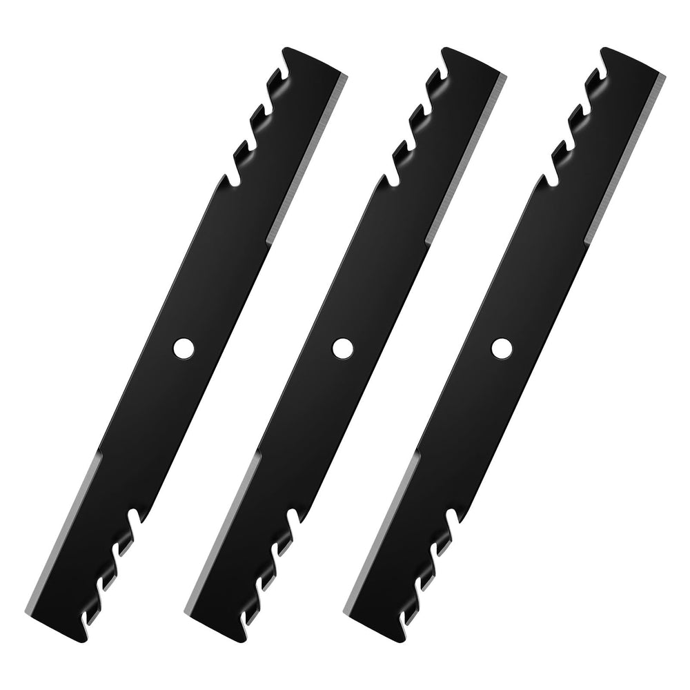 AEagle front view of three-pack blades showing fit and durable finish