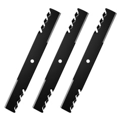 AEagle front view of three-pack blades showing fit and durable finish