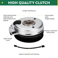 Aeagle clutch shaft bore close-up highlighting 1 inch bore for accurate fitment