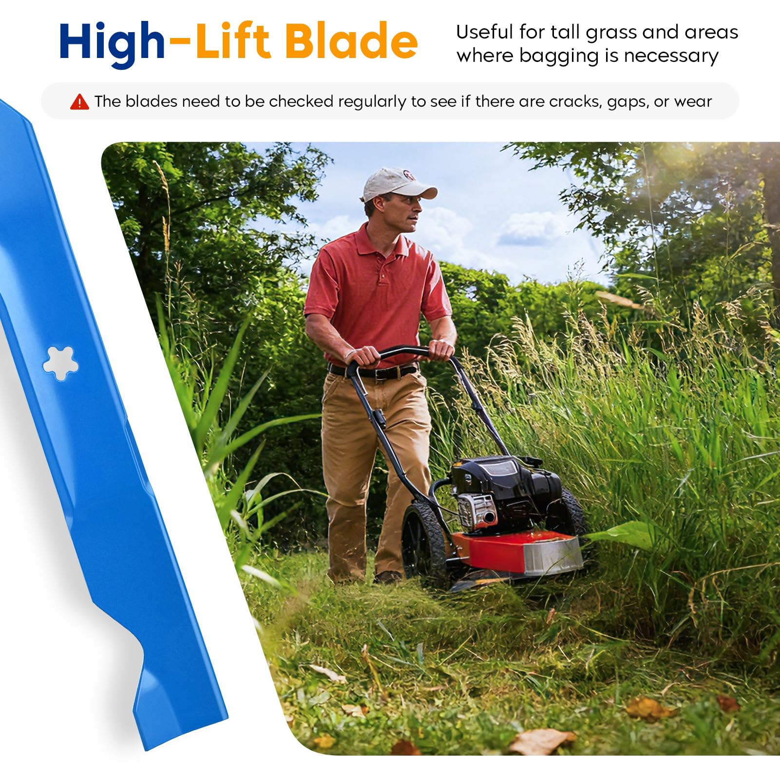 Aeagle stamped label and specs on blade showing clear compatibility benefit