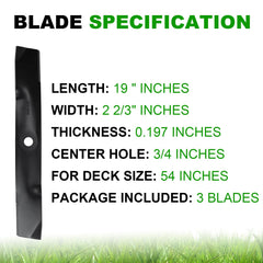 Aeagle blade mounted on John Deere deck demonstrating direct-fit reliability