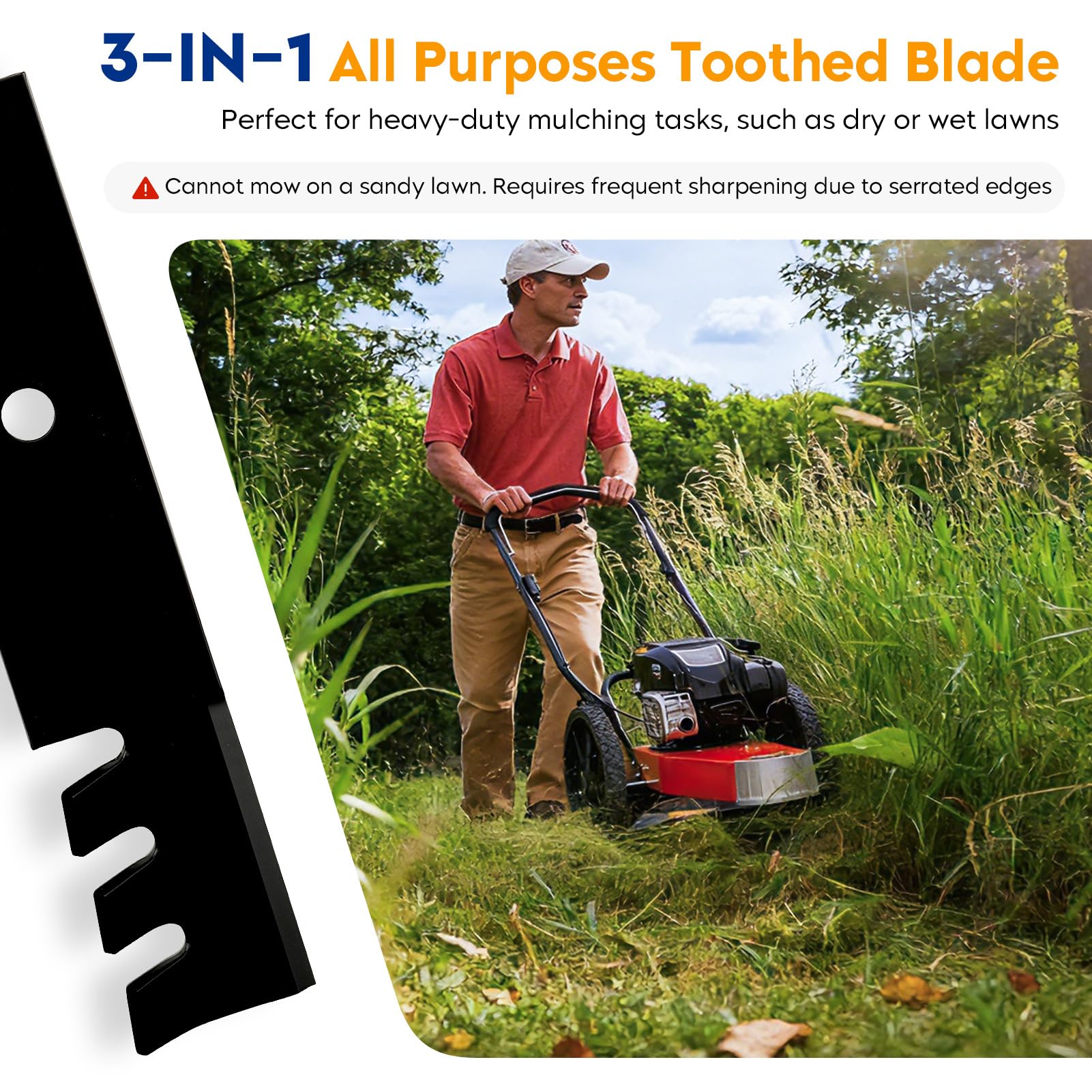 Aeagle packaged blades with label showing part numbers and compatibility